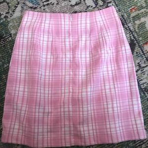 Pink plaid Brandy Melville Skirt!